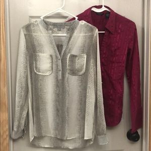 Long sleeve blouses lot